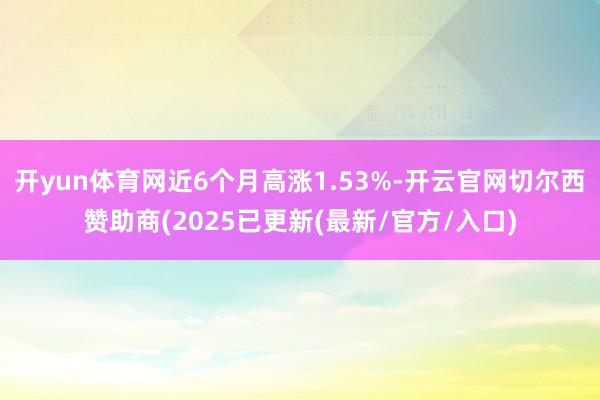 开yun体育网近6个月高涨1.53%-开云官网切尔西赞助商(2025已更新(最新/官方/入口)