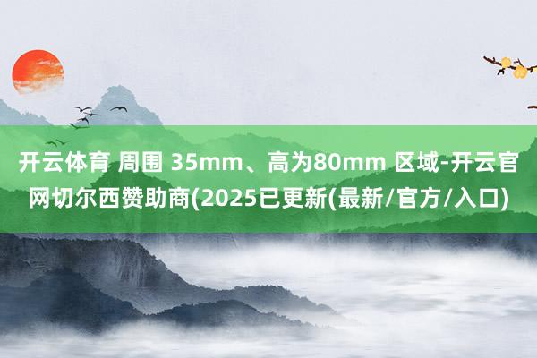 开云体育 周围 35mm、高为80mm 区域-开云官网切尔西赞助商(2025已更新(最新/官方/入口)