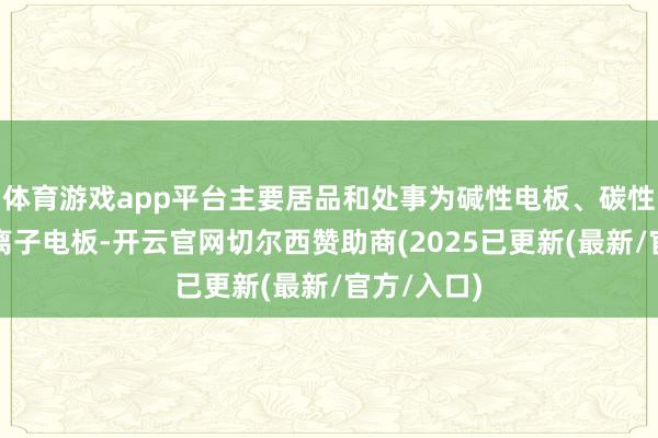 体育游戏app平台主要居品和处事为碱性电板、碳性电板、锂离子电板-开云官网切尔西赞助商(2025已更新(最新/官方/入口)