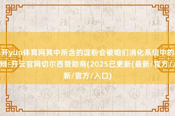 开yun体育网其中所含的淀粉会被咱们消化系统中的酶判辨-开云官网切尔西赞助商(2025已更新(最新/官方/入口)
