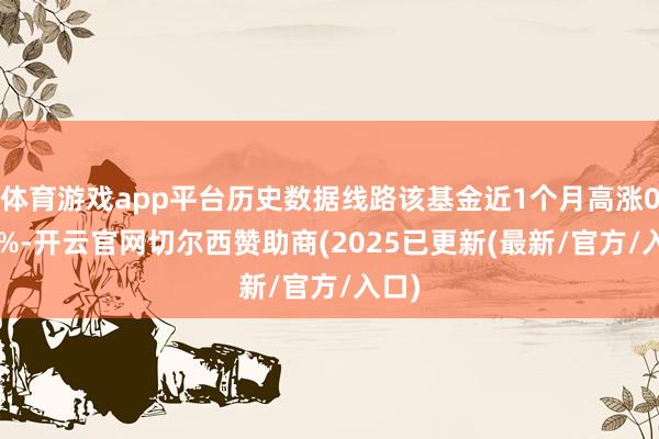 体育游戏app平台历史数据线路该基金近1个月高涨0.23%-开云官网切尔西赞助商(2025已更新(最新/官方/入口)
